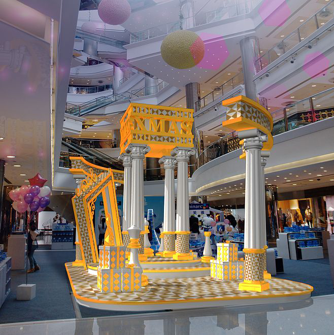 商場節(jié)點(diǎn)美陳布置及各類氛圍包裝